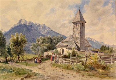 Church of St. Thomas in Rateče by Ladislav Benesch